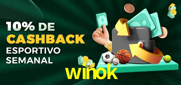 10% de bônus de cashback na winok